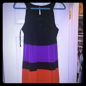 Pre-owned and pre-loved color block dress